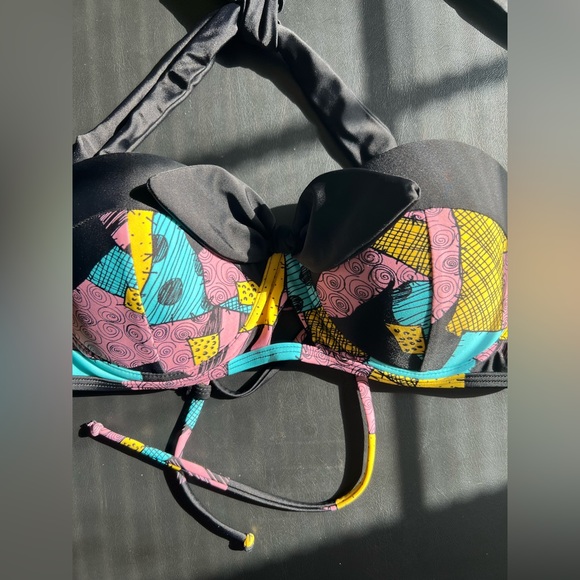 The Nightmare Before Christmas Sally Swimsuit Top Bikini - Picture 2 of 6